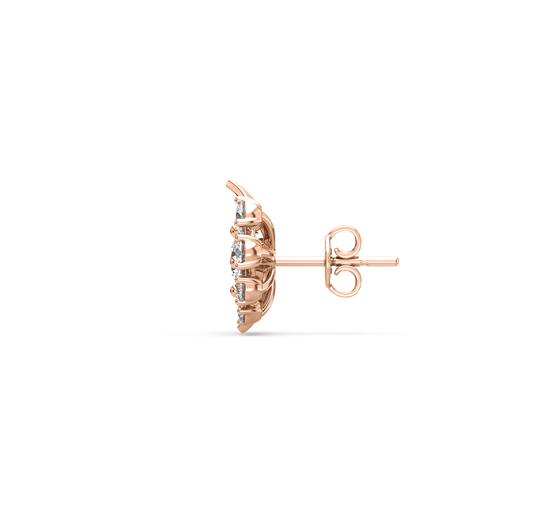 Enya Flower Diamond Studs