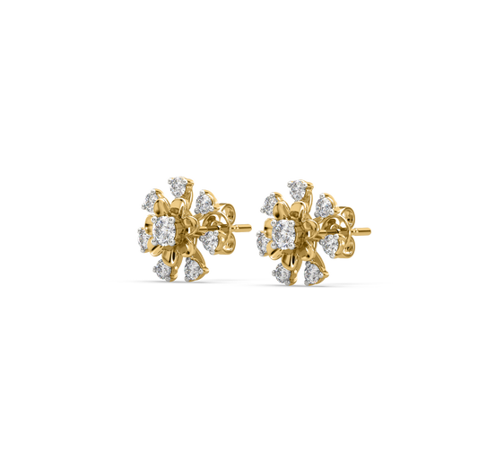 Jennifer Wheel Diamond Studs