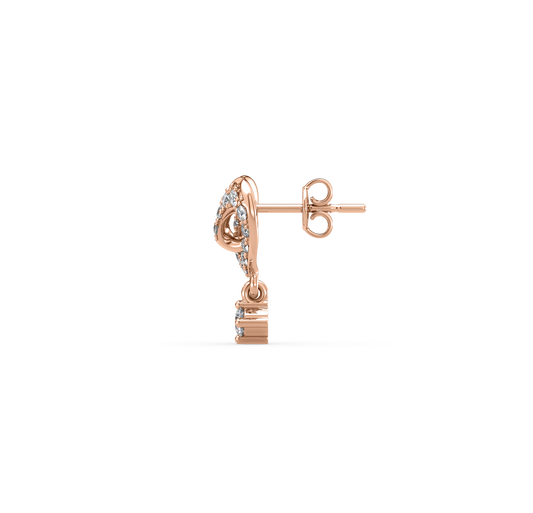 Deborah Heart Diamond Earrings