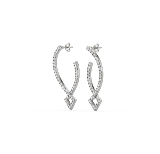 Kristen Long Diamond Earrings