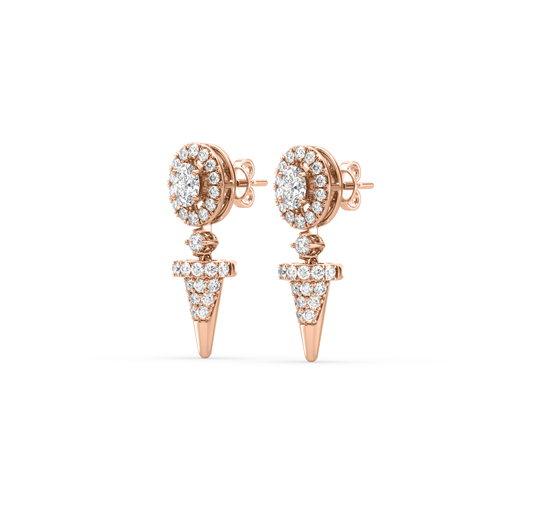 Celeste Spike Diamond Earrings