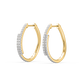 Daniella Diamond Hoop Earrings