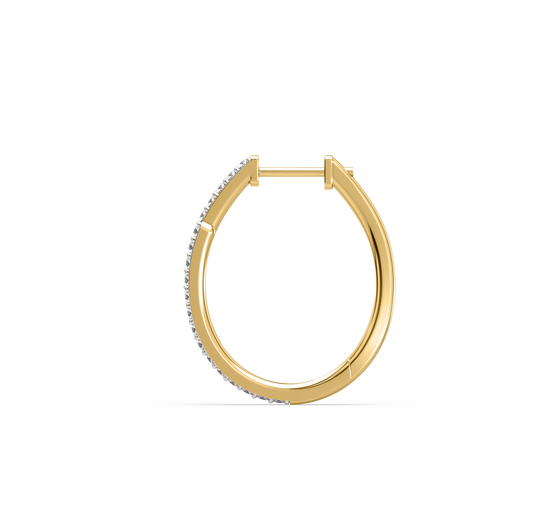 Daniella Diamond Hoop Earrings