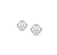 Amora Floral Solitaire Studs