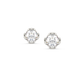 Hallie Flower Diamond Studs