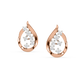 Firea Drop Diamond Stud Earrings