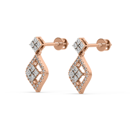 Aaliyah Diamond Stud Earrings
