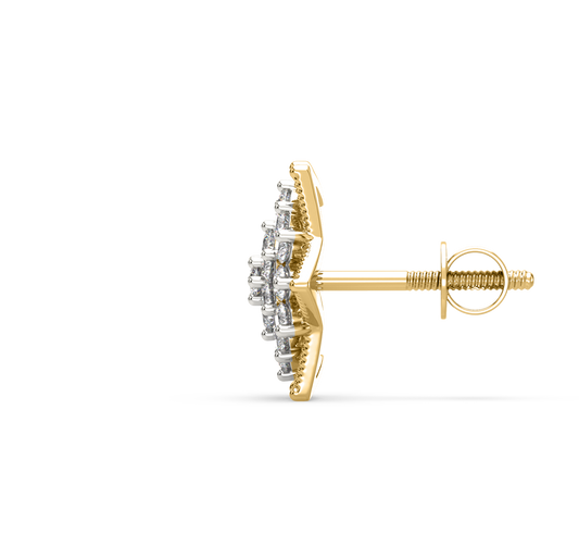 Hailey Diamond Stud Earrings
