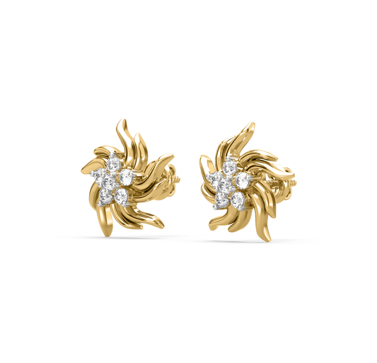 Reagan Diamond Stud Earrings
