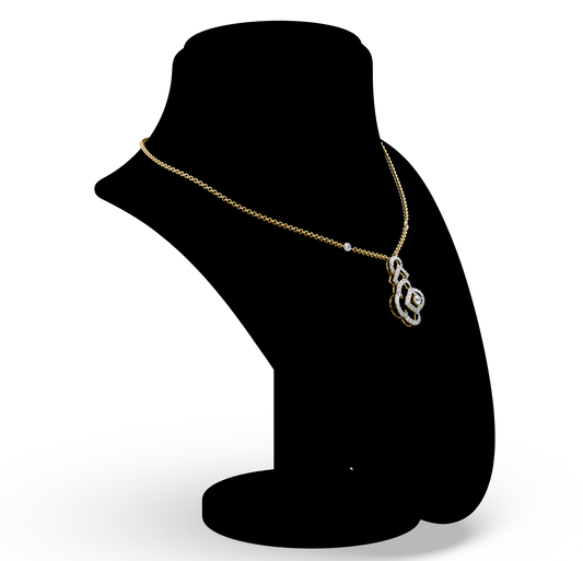 Lauren Floral Diamond Necklace