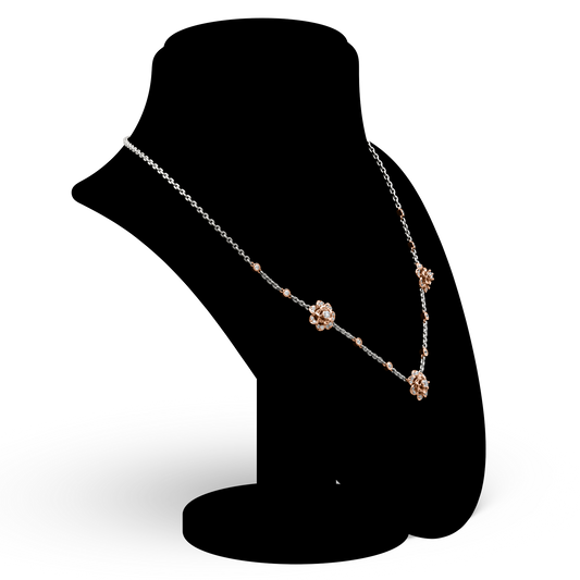 Edna Flower Diamond Necklace