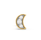 Meera Half Moon Diamond Nose Pin