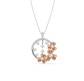 Minnie 2 tone Diamond Pendant