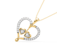 Lyssa Entwined Hearts Pendant