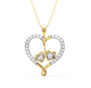 Lyssa Entwined Hearts Pendant