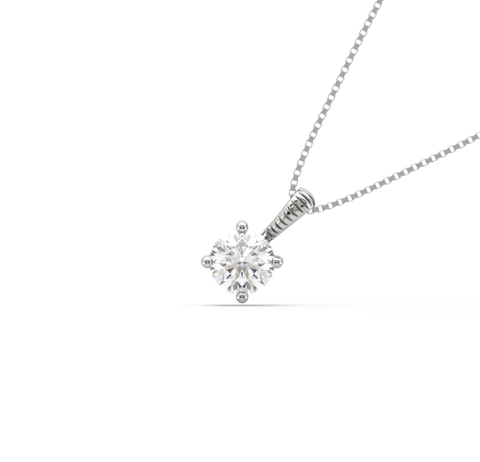 Petra Classic Diamond Solitaire Pendant