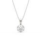 Fiona Single Stone Solitaire Pendant