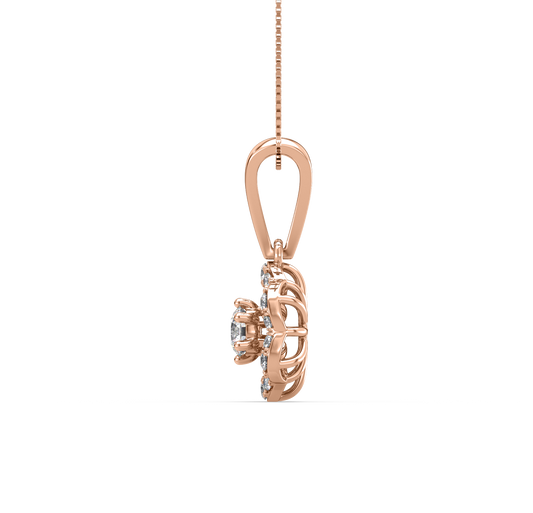 Jenny Floral Diamond Pendant