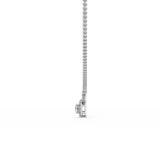 Blaise Diamond Lock Pendant