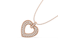 Rachel Heart Diamond Pendant