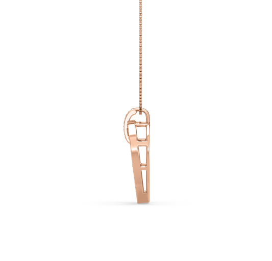 Rachel Heart Diamond Pendant
