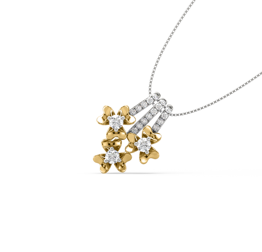Irina Flower Diamond Pendant