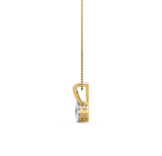 Svetlana Cross Solitaire Pendant
