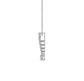 Catalina Linear Diamond Drop Pendant
