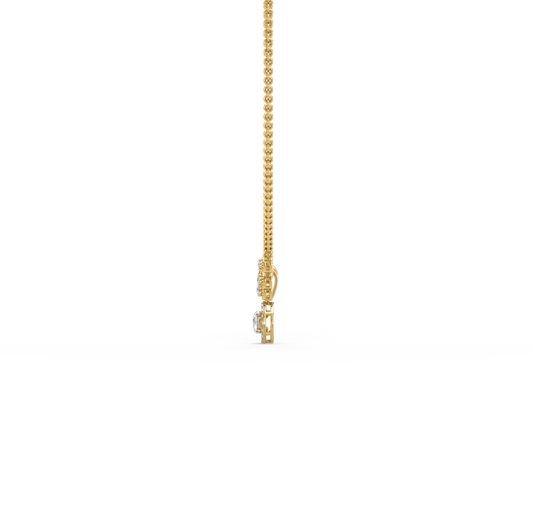 Sofia Circular Diamond Pendant