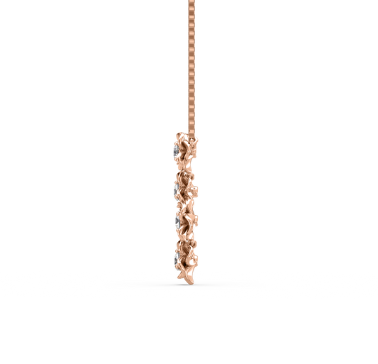 Louisa Flower Diamond Pendant