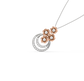 Stacy Flower Diamond Pendant