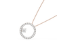 Cecile Circular Diamond Pendant