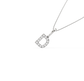 D Alphabet Diamond Pendant