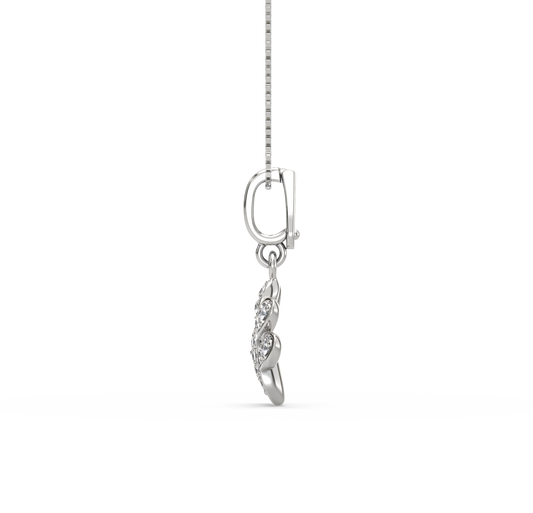 Abby Paw Diamond Pendant