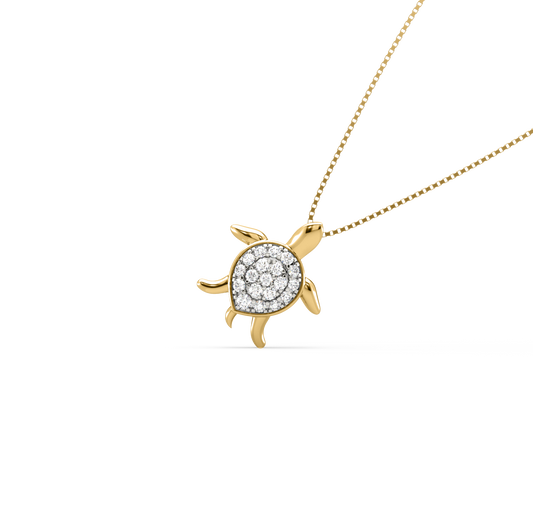 Agatha Turtle Diamond Pendant