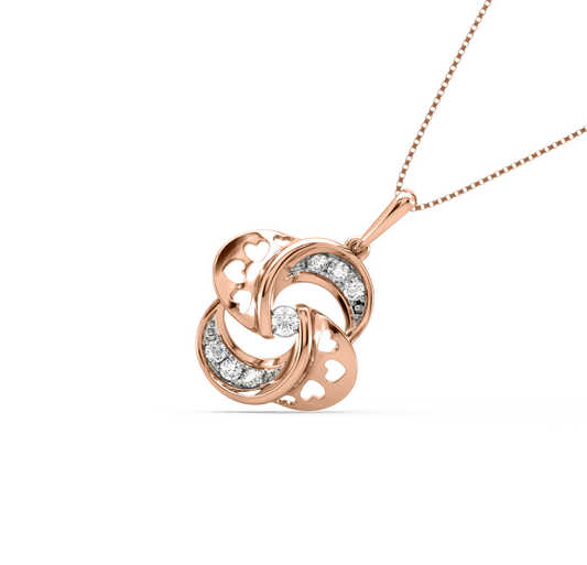 Carmen Entwined Round Pendant