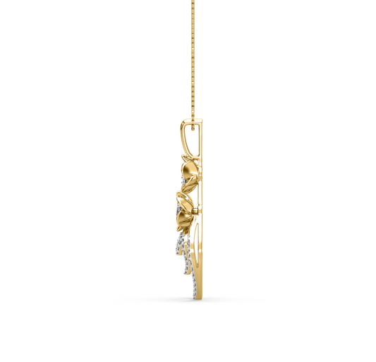 Errol Flower Diamond Pendant