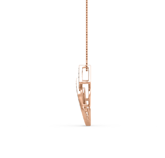 Jada Geometric Diamond Pendant