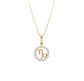 Capricorn Zodiac Diamond Pendant