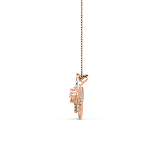 Edna Whirlpool Diamond Pendant