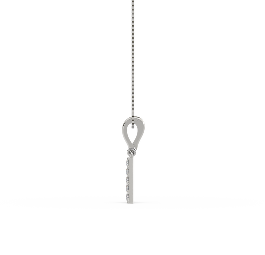 A Alphabet Diamond Pendant
