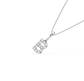 B Alphabet Diamond Pendant