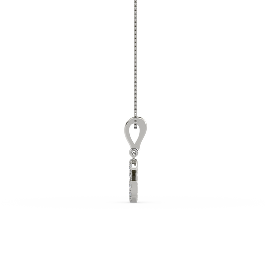 G Alphabet Diamond Pendant