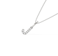 J Alphabet Diamond Pendant