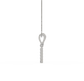 L Alphabet Diamond Pendant