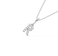 R Diamond Alphabet Pendant