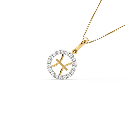 Penny Pisces Zodiac Pendant