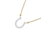 Allie Horseshoe Diamond Pendant