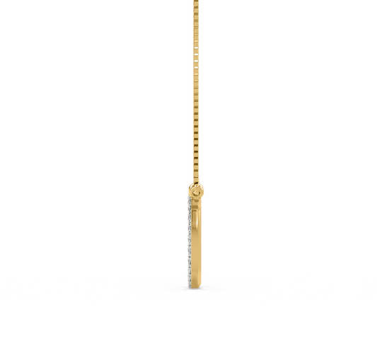 Allie Horseshoe Diamond Pendant