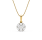 Alaiya Floral Diamond Pendant